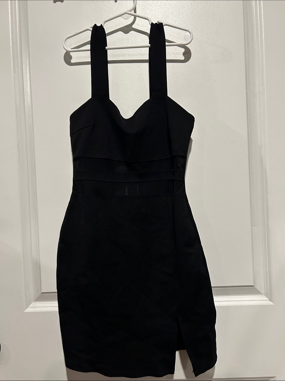 Fashion Nova Black Mini Dress with Wide Straps